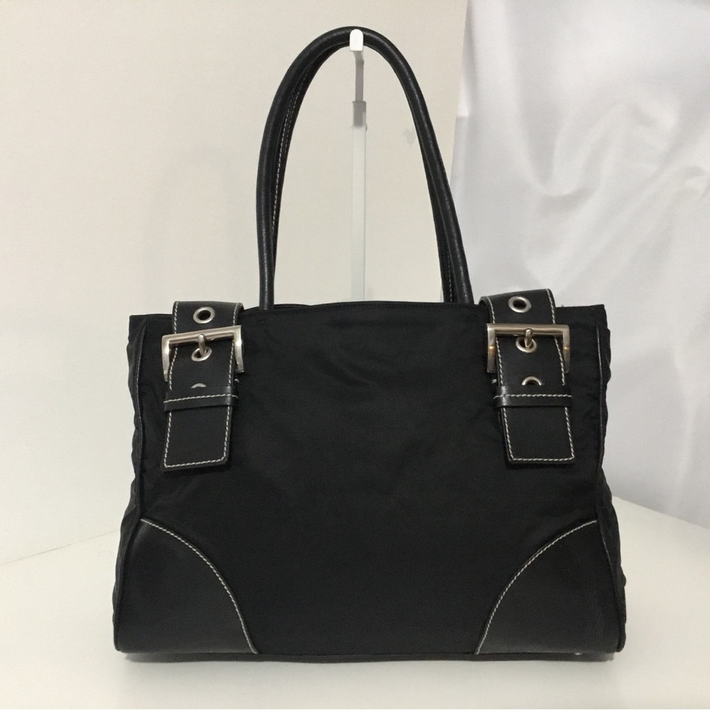 Authentic PRADA Nylon Tote Black
